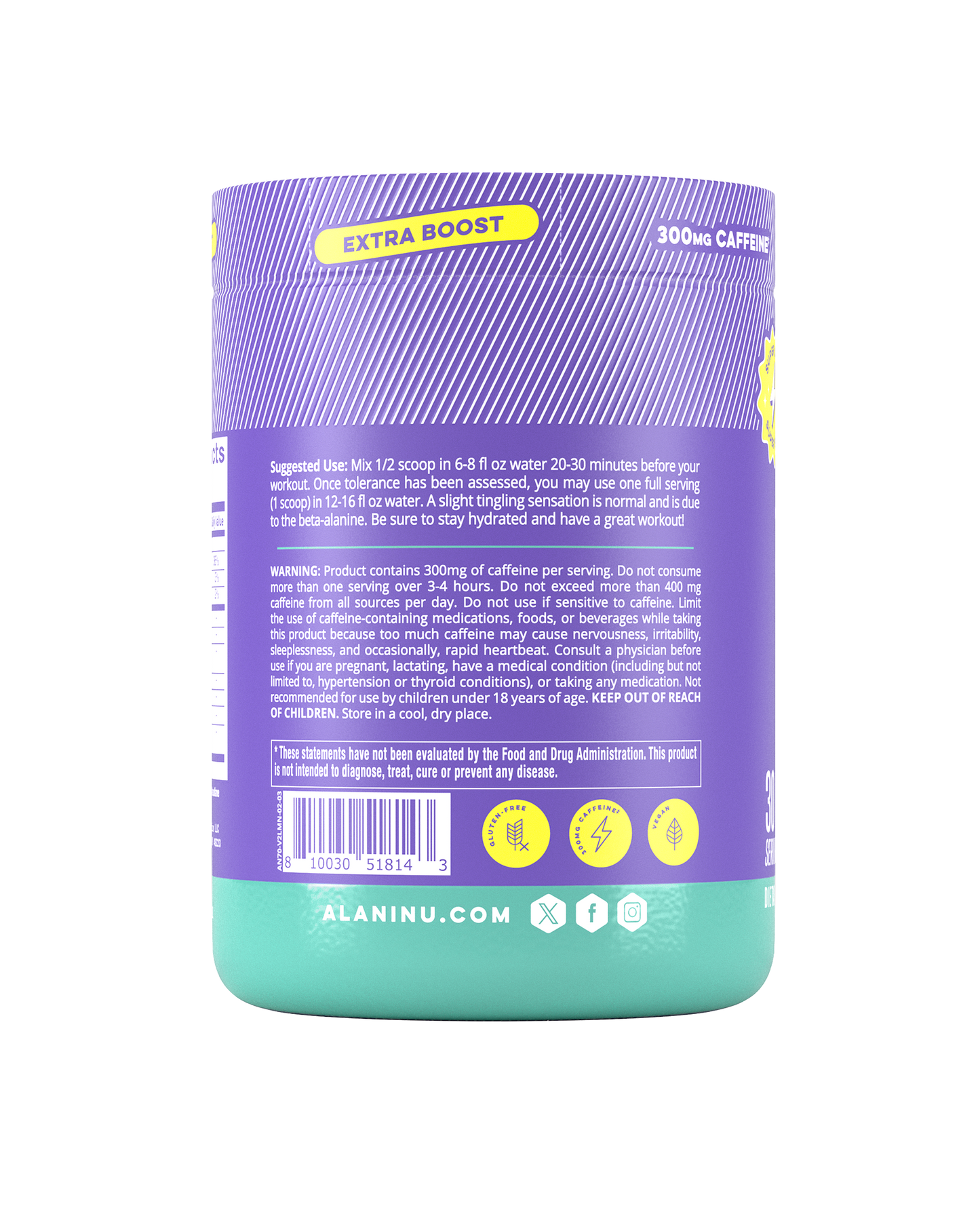 Frozen Lemonade Pre-Workout+ Powder, 30 Servings