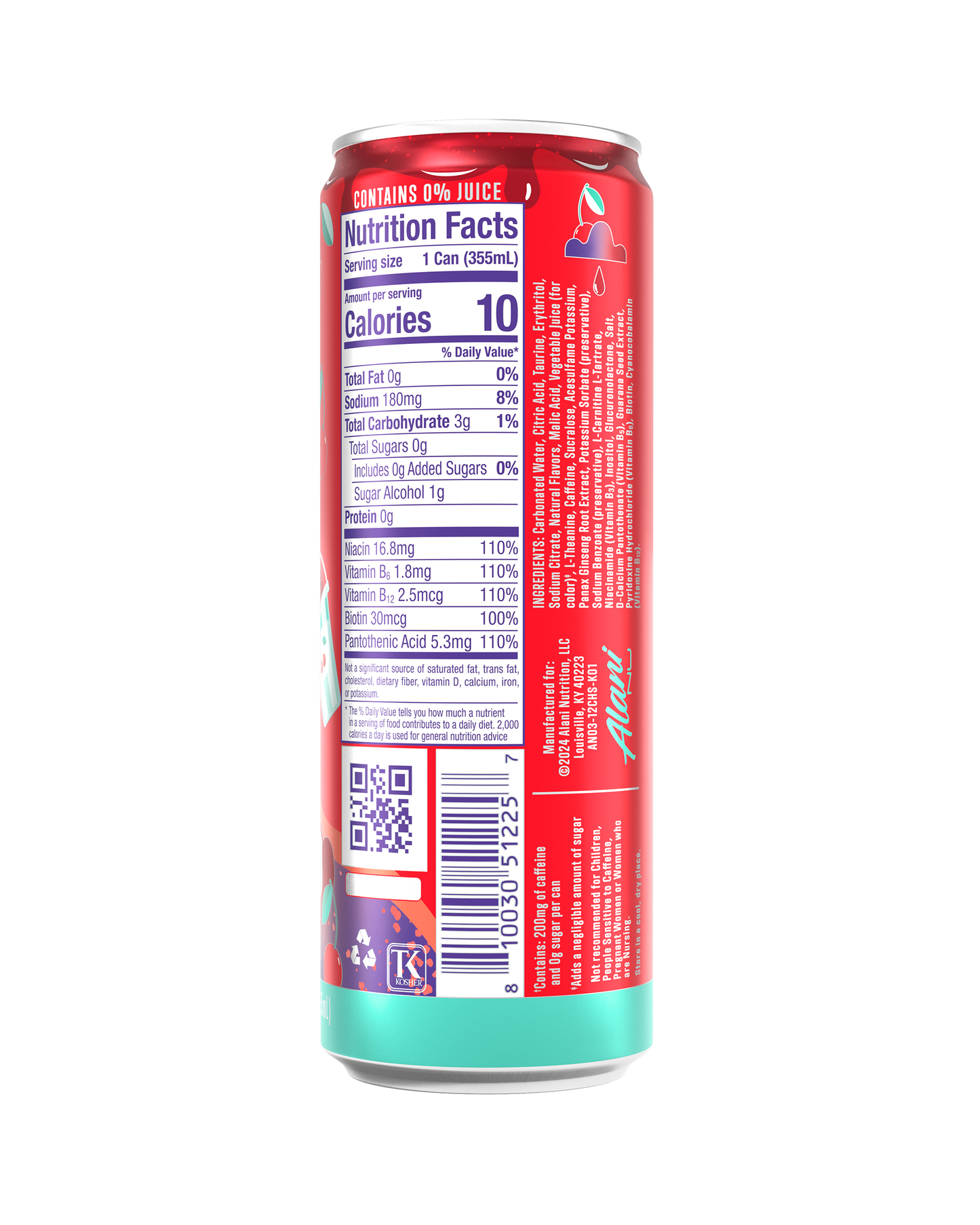 Cherry Slush Energy Drink, 12-Pack