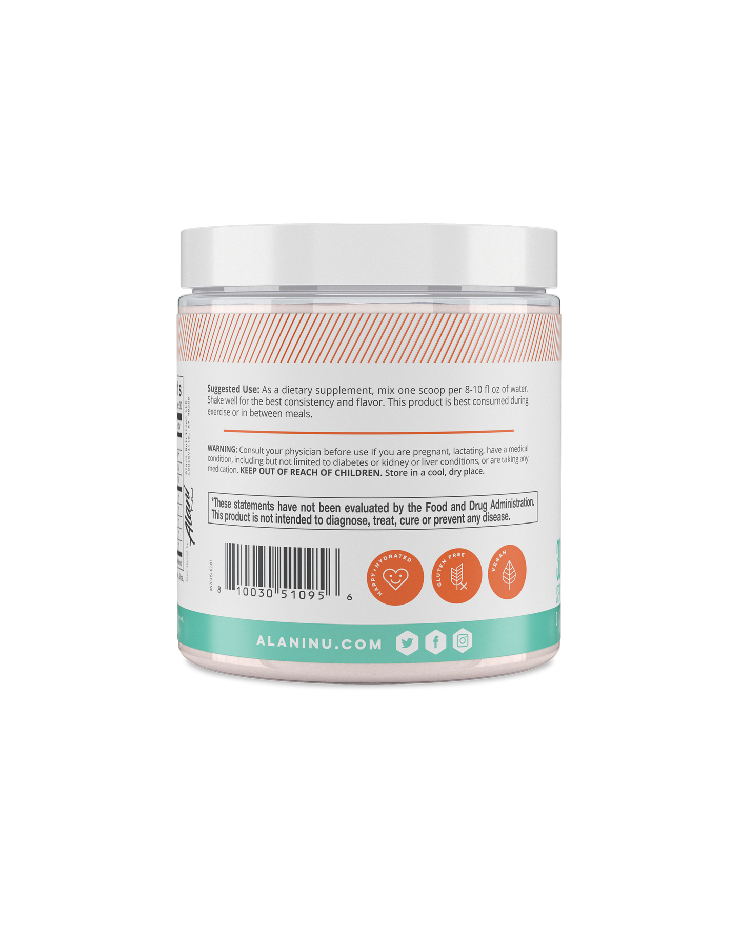 Hawaiian Shaved Ice BCAA Powder, 30 Servings