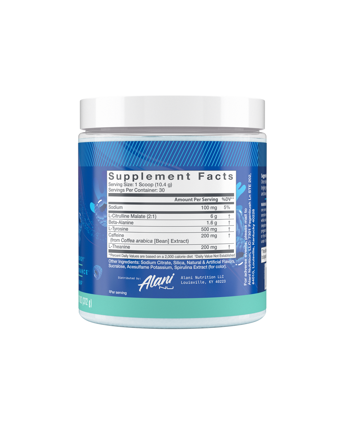 Breezeberry Pre-Workout Powder, 30 Servings