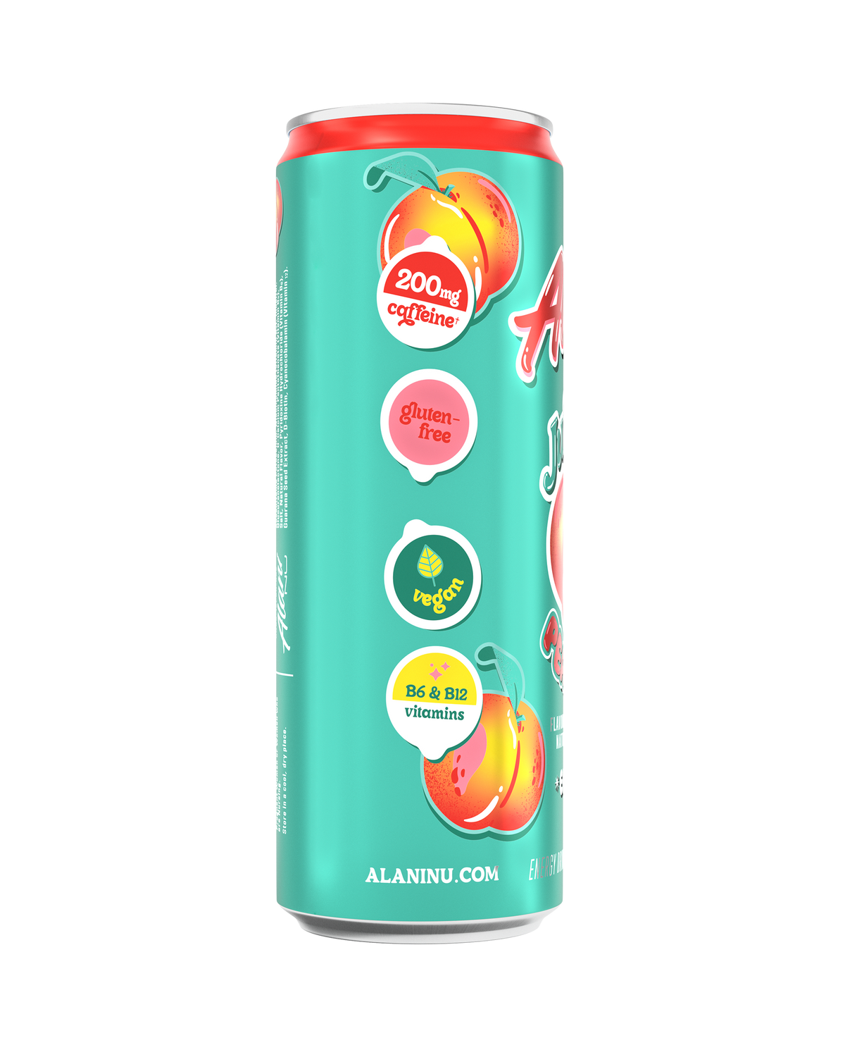 Juicy Peach Energy Drink, 12-Pack