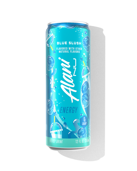Blue Slush Blue Razz Energy Drink, 12-Pack