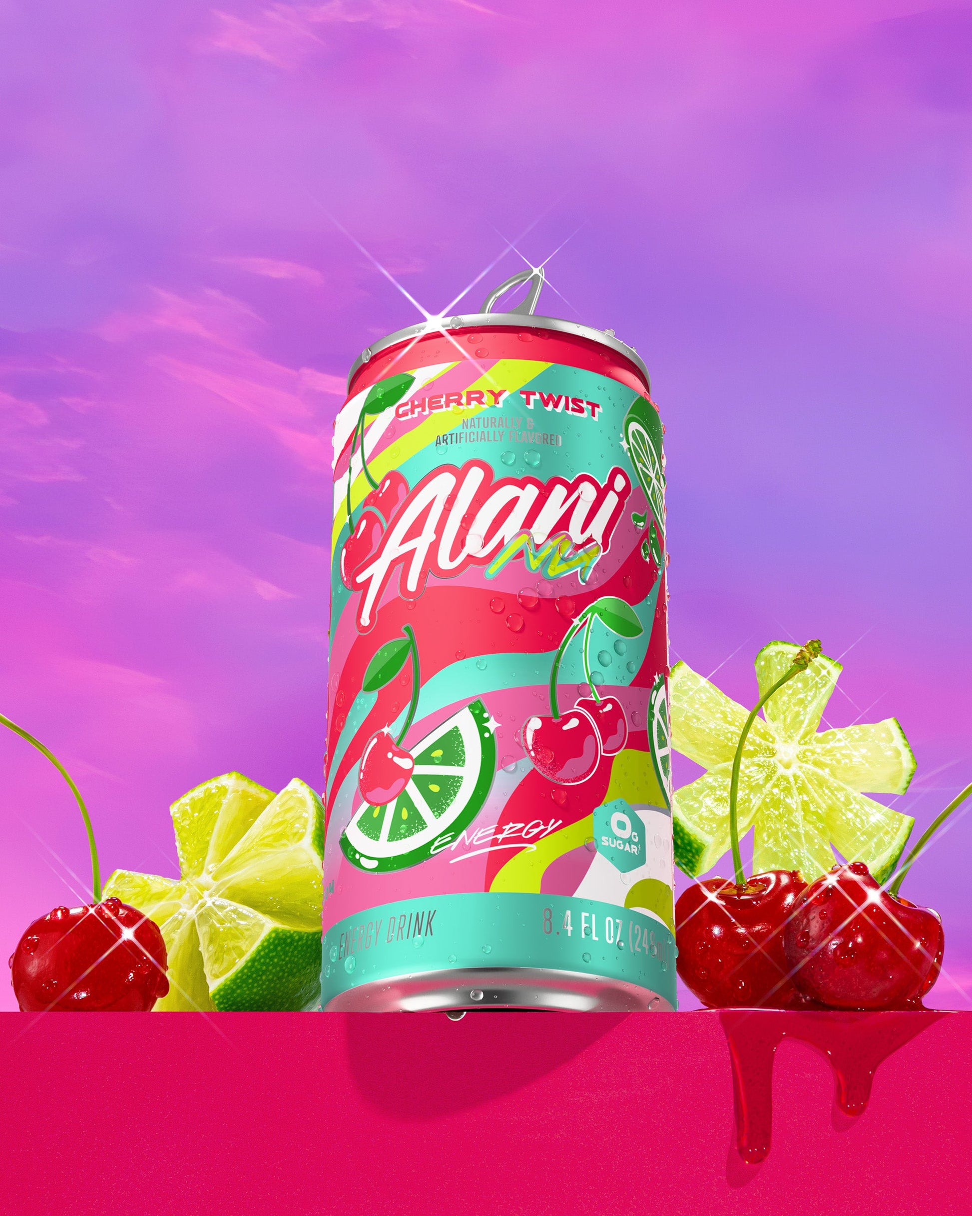 Cherry Twist Mini Energy Drink, 24-Pack