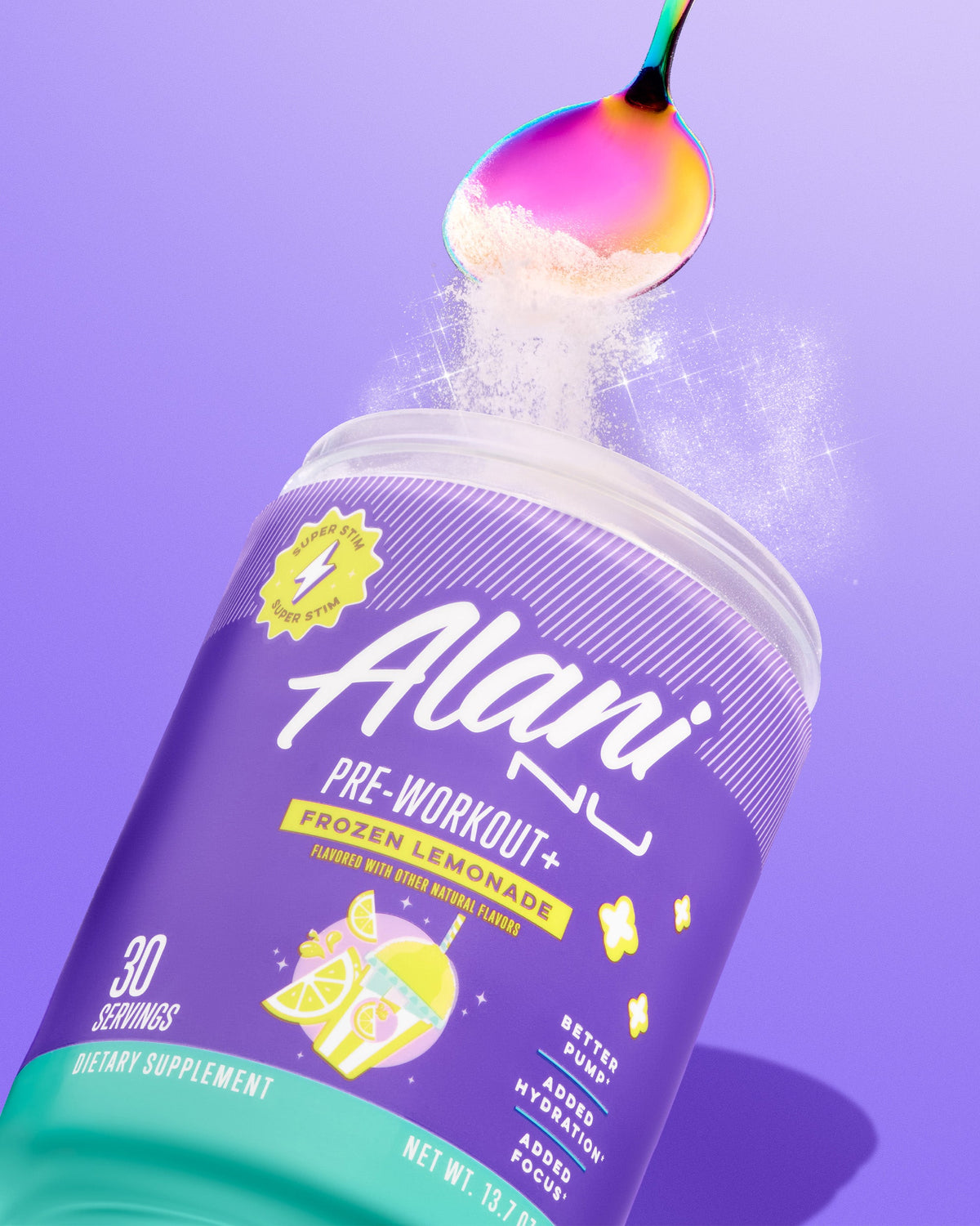 Frozen Lemonade Pre-Workout+ Powder, 30 Servings