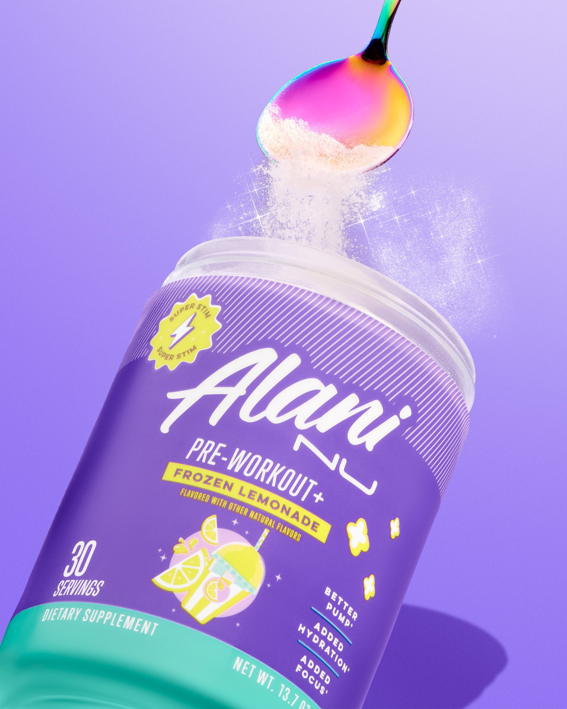 Frozen Lemonade Pre-Workout+ Powder, 30 Servings