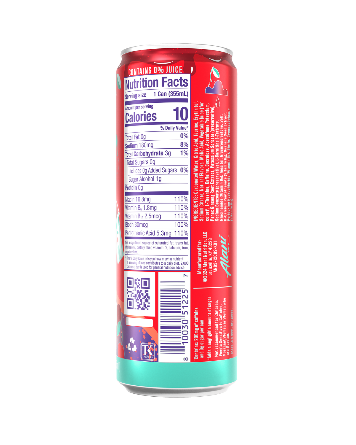 Cherry Slush Energy Drink, 12-Pack