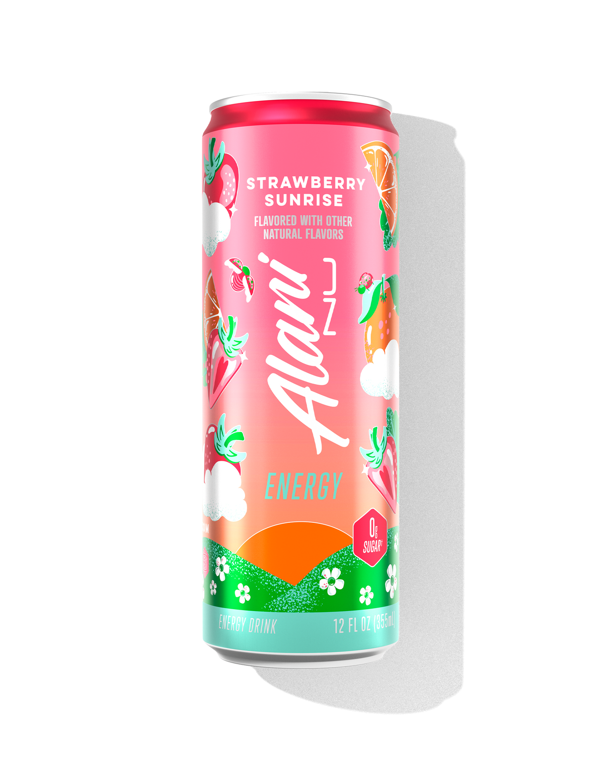 Strawberry Sunrise Energy Drink, 12-Pack