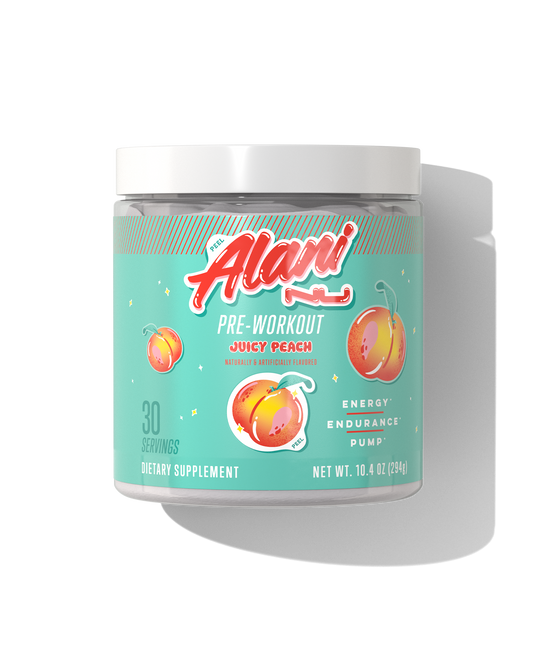 Juicy Peach Pre-Workout Powder, 30 Servings