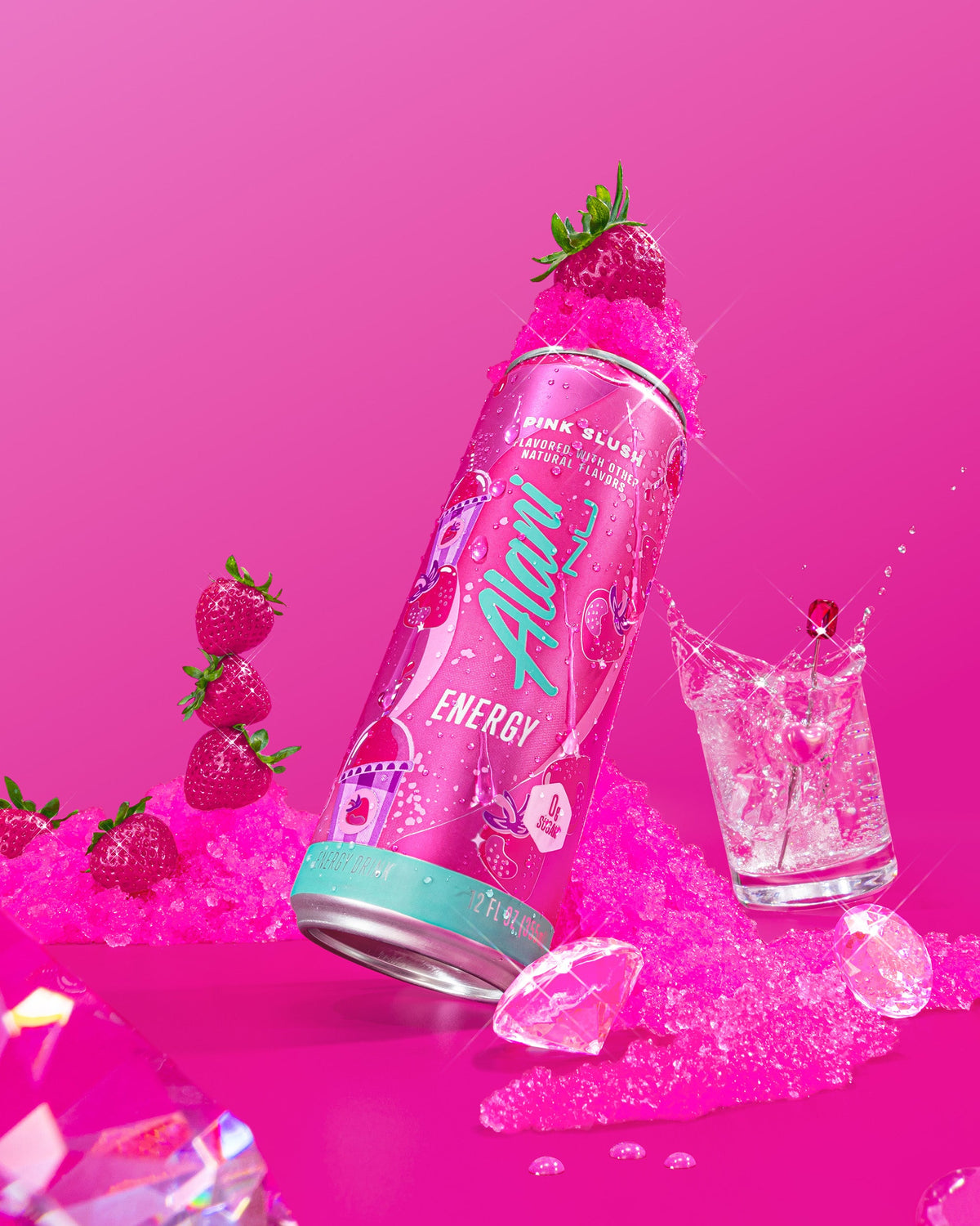 Pink Slush Energy Drink and Pre-Workout Set