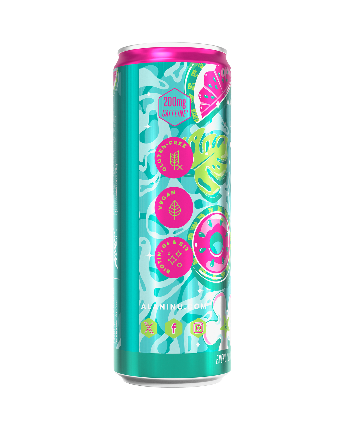 Watermelon Wave Energy Drink, 12-Pack