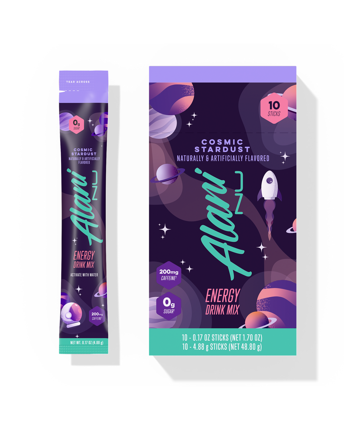 Cosmic Stardust Energy Drink Sticks, 10-Pack