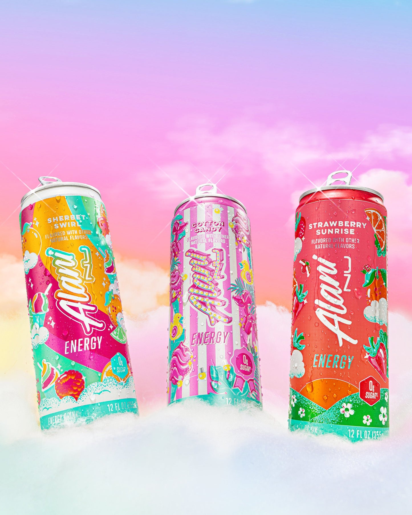 Dream Trio Three-Flavor Energy Drinks, 12-Pack