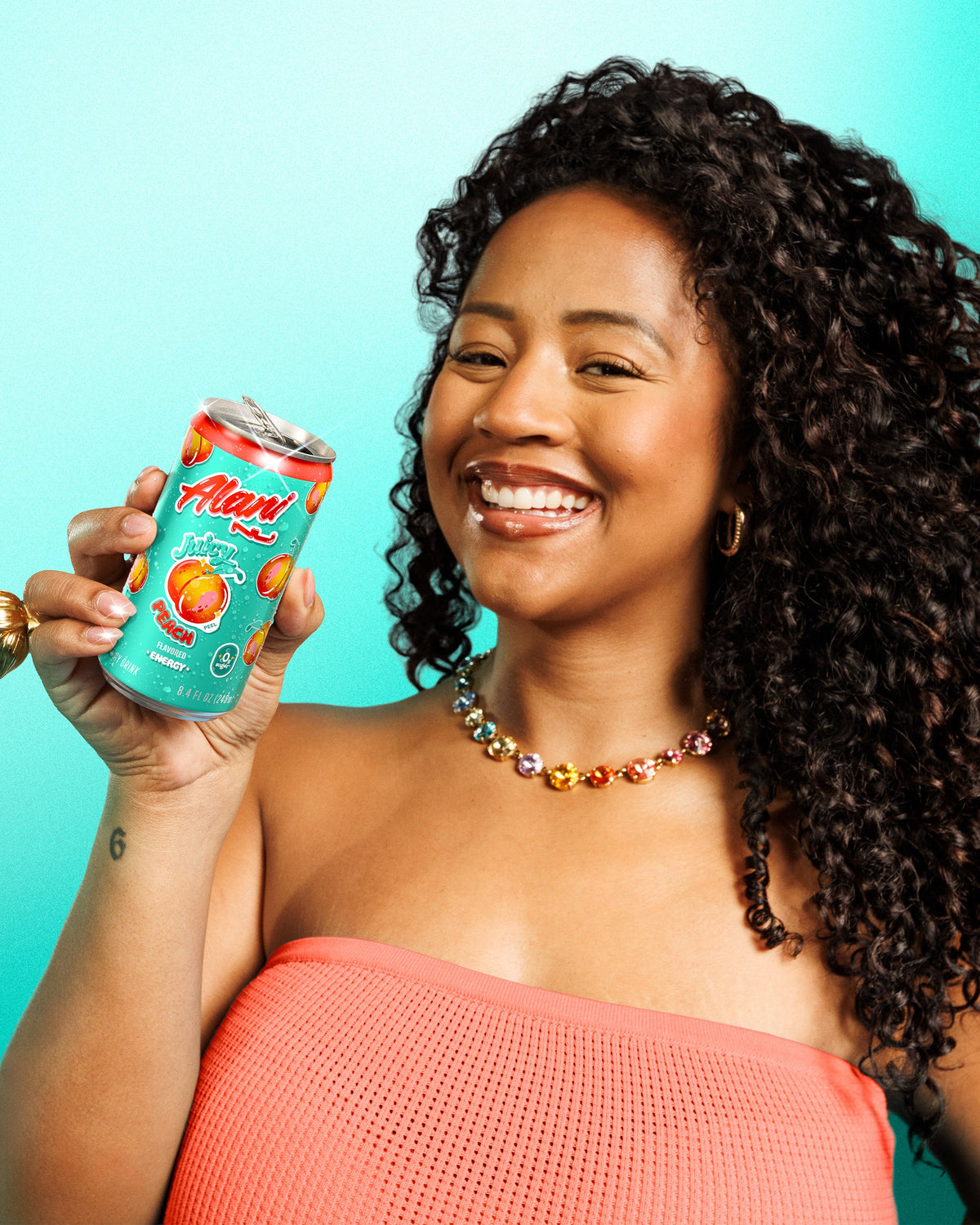Juicy Peach Mini Energy Drink, 24-Pack