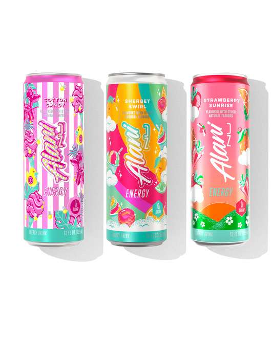 Dream Trio Three-Flavor Energy Drinks, 12-Pack