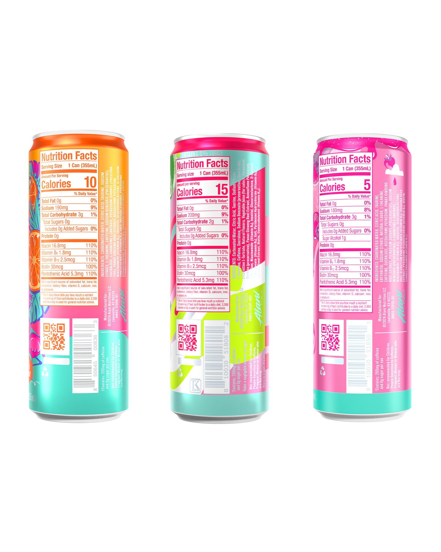 Sunkissed Mix Energy Drink Variety Pack, 12-Pack