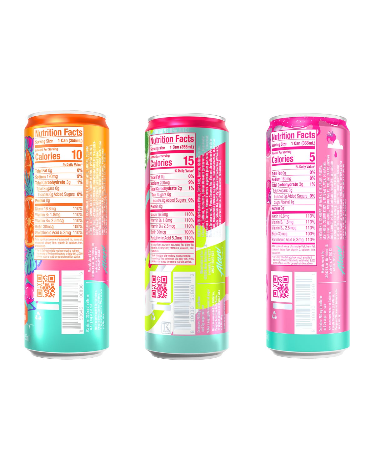 Sunkissed Mix Energy Drink Variety Pack, 12-Pack