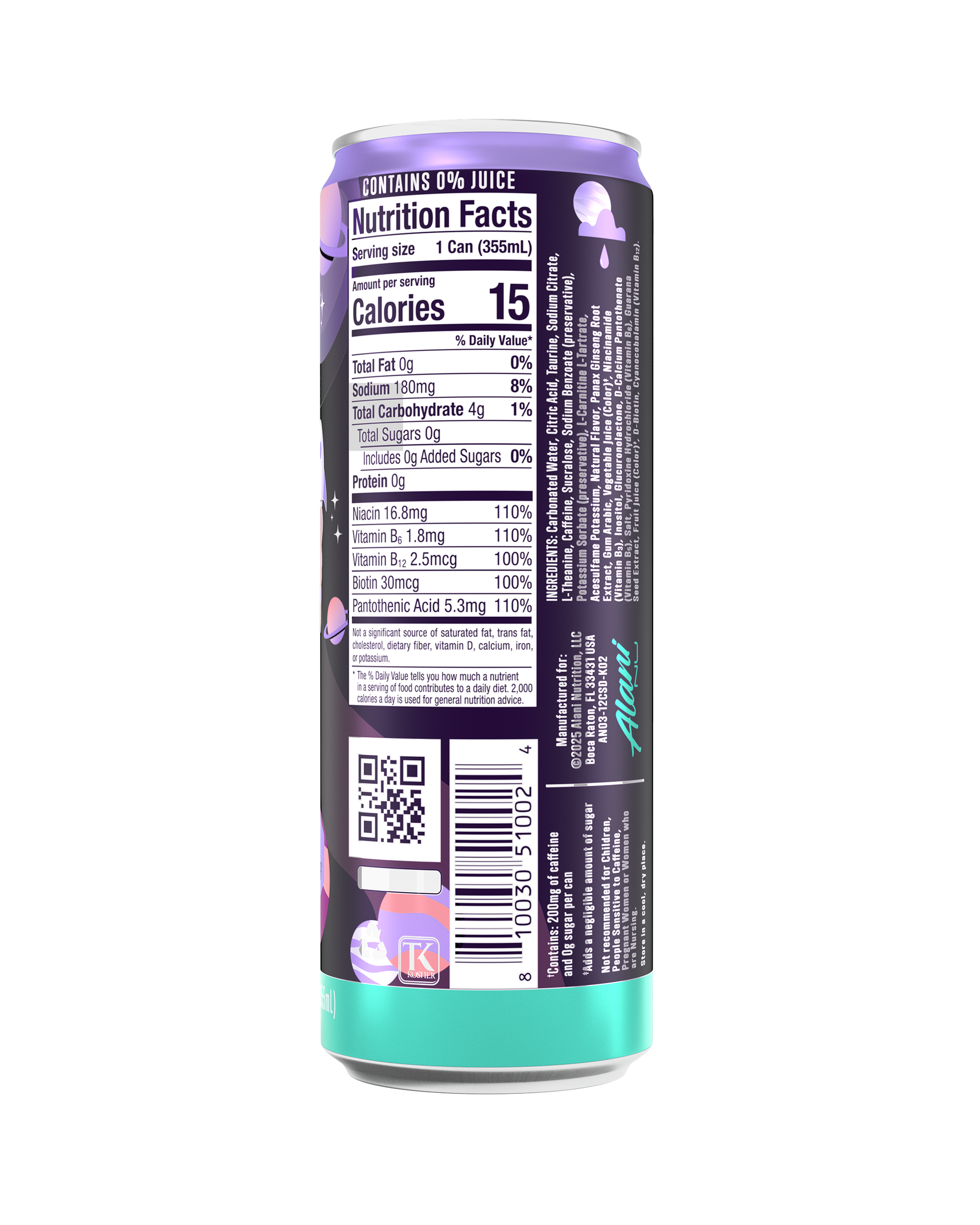 Cosmic Stardust Candy-Inspired Energy Drink, 12-Pack