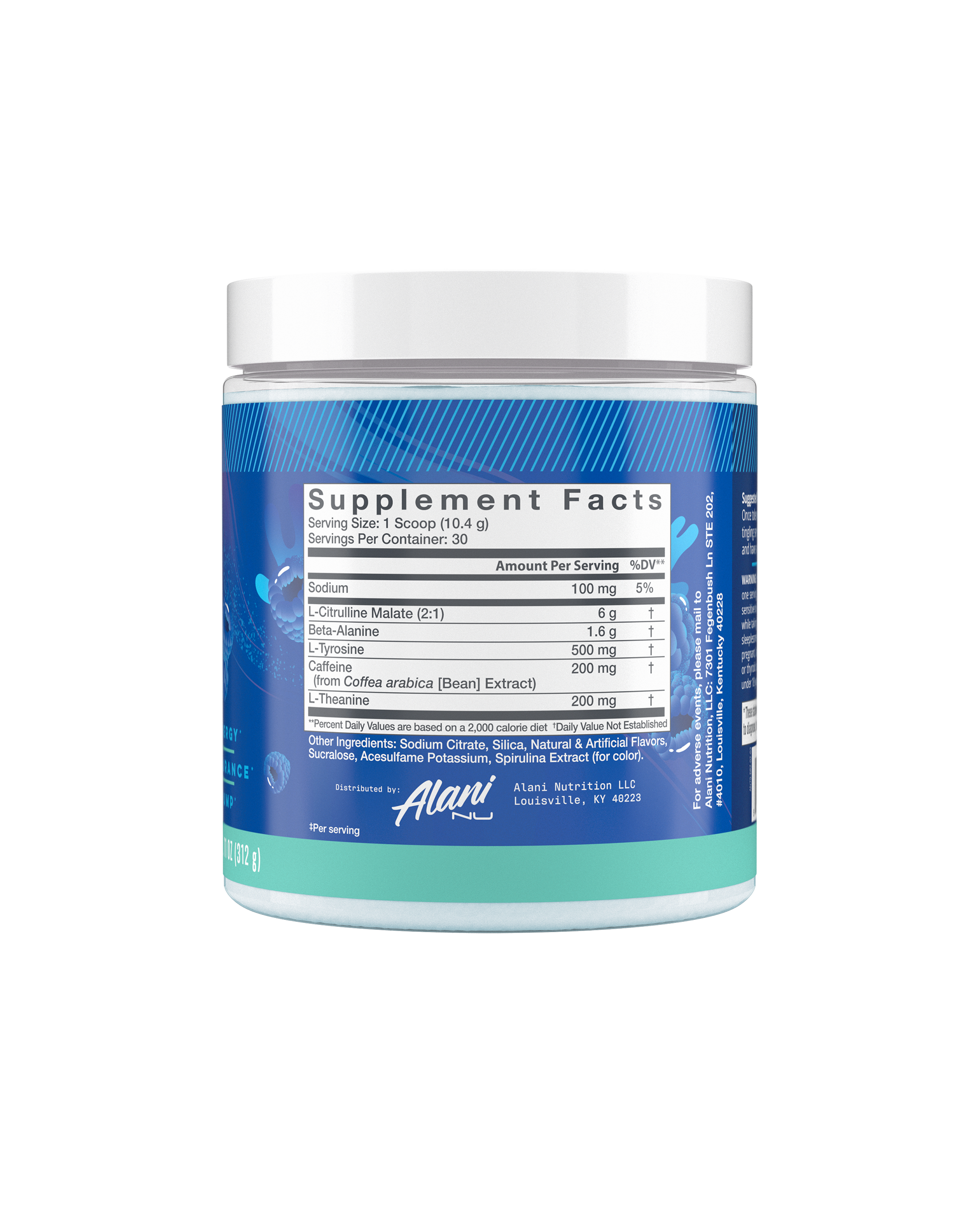 Breezeberry Pre-Workout Powder, 30 Servings