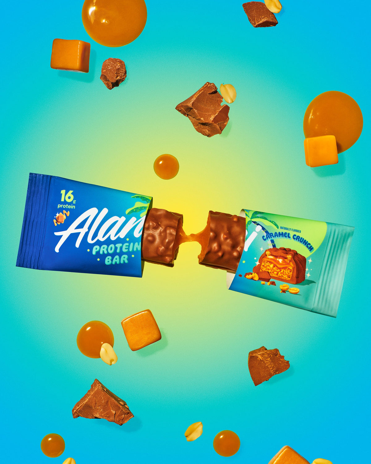 Caramel Crunch Gluten-Free Protein Bars, 4-Pack