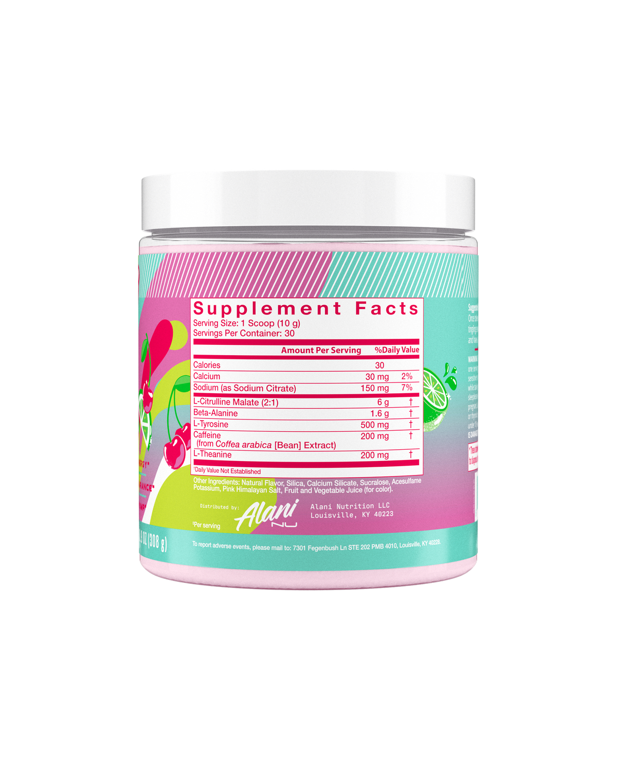 Cherry Twist Pre-Workout Powder, 30 Servings