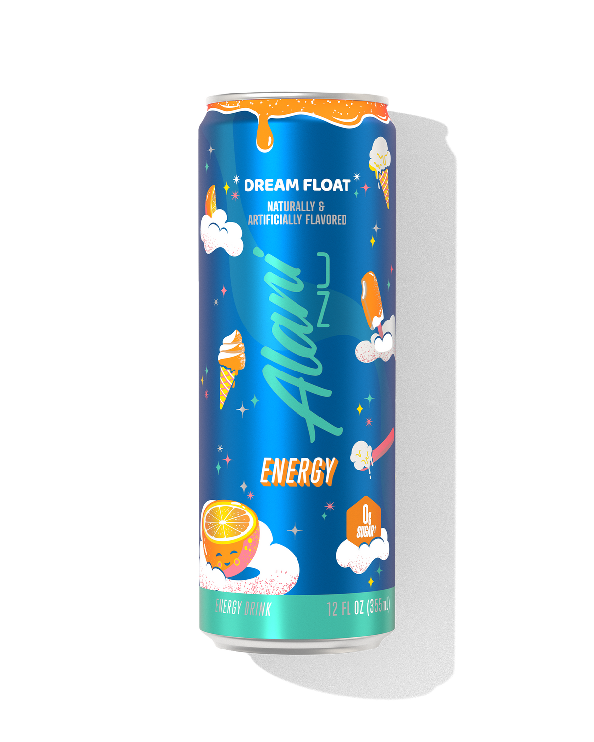 Dream Float Orange Sherbet Energy Drink, 12-Pack