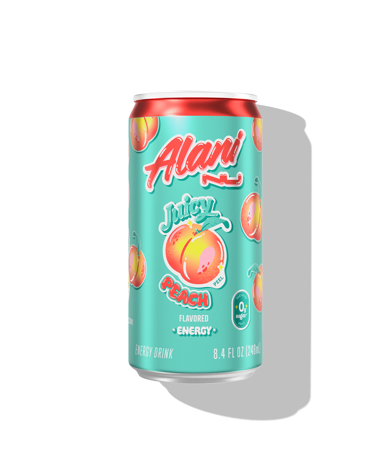 Juicy Peach Mini Energy Drink, 24-Pack