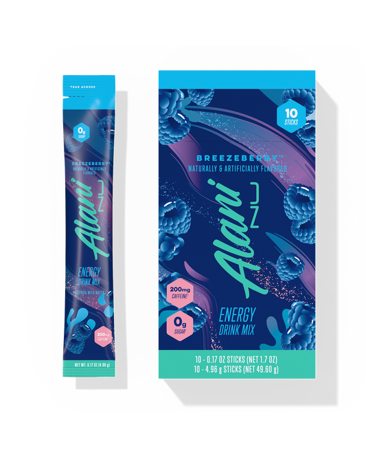 Breezeberry Powdered Energy Sticks, 10-Pack