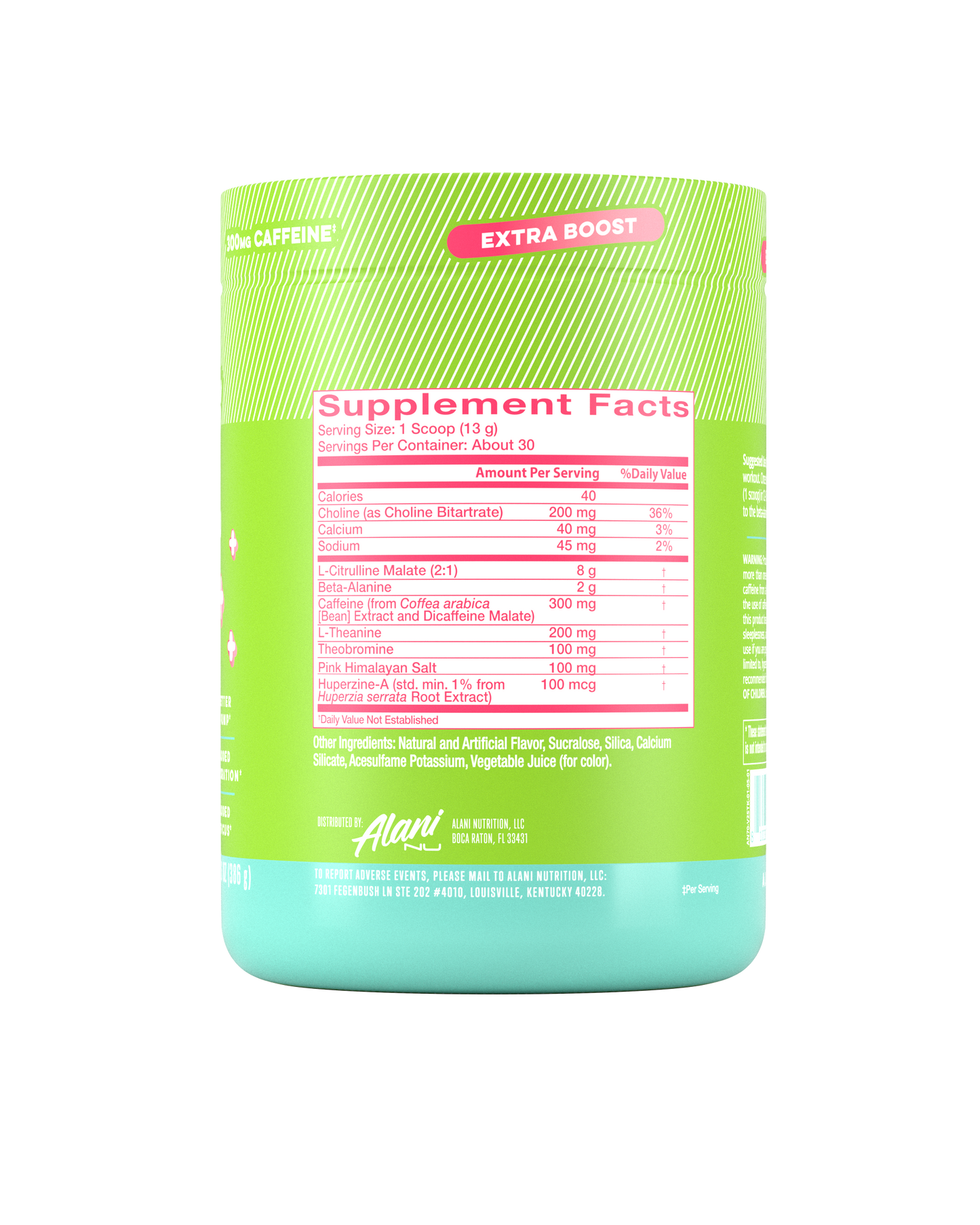 Kiwiberry Pre-Workout+ Powder, 30 Servings