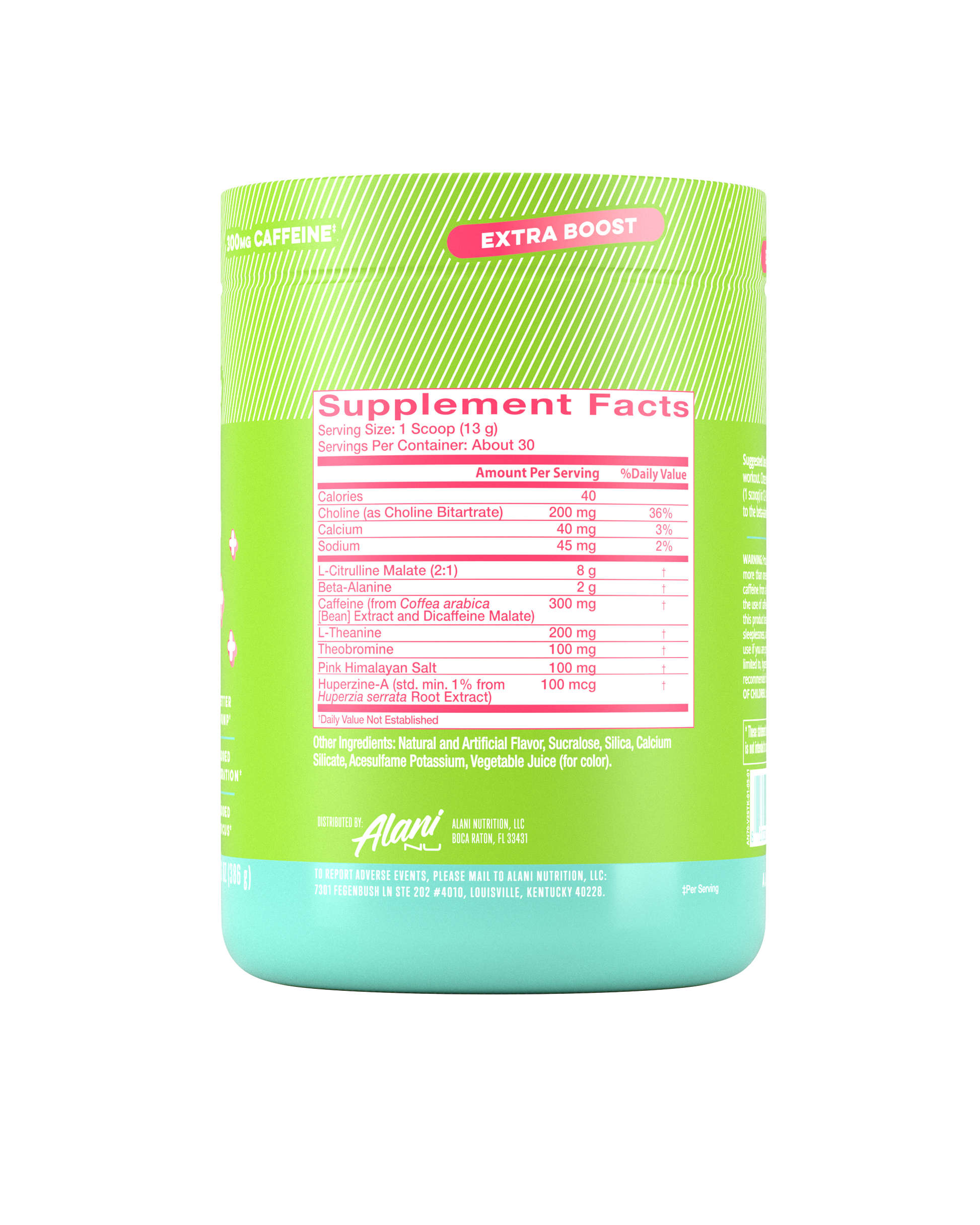 Kiwiberry Pre-Workout+ Powder, 30 Servings