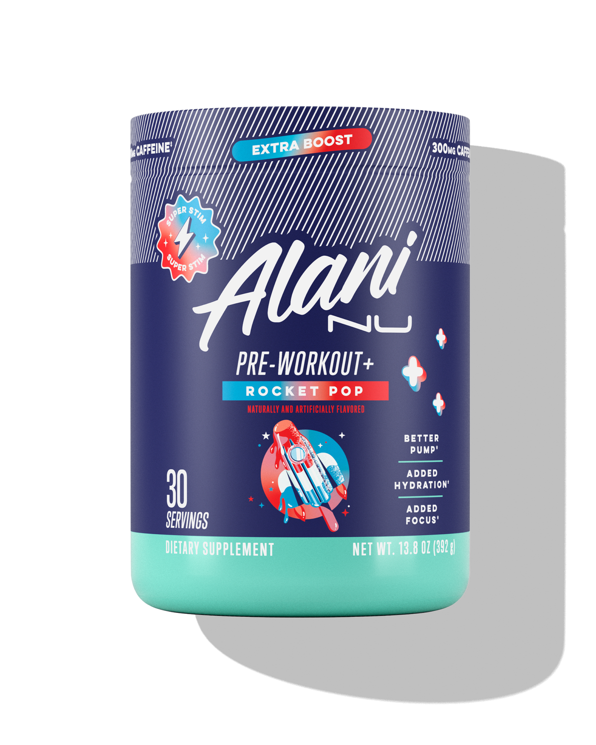 Rocket Pop Pre-Workout+ Powder, 30 Servings