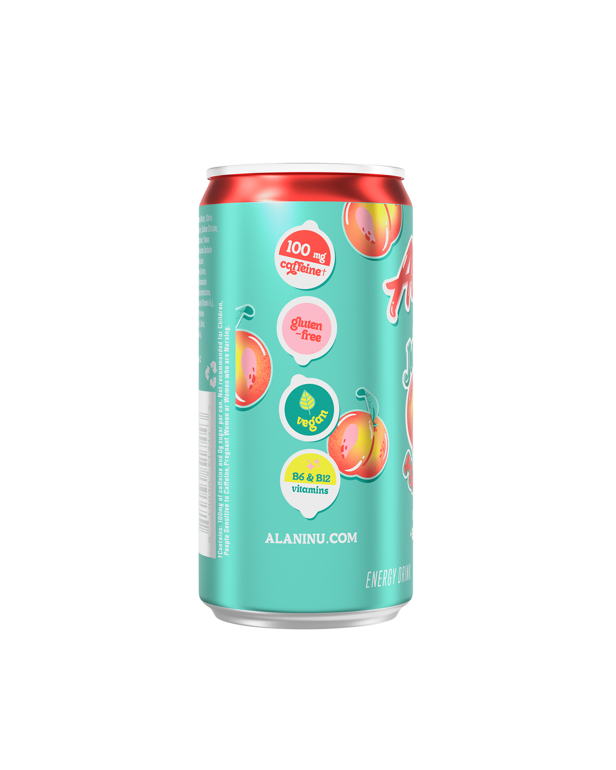 Juicy Peach Mini Energy Drink, 24-Pack